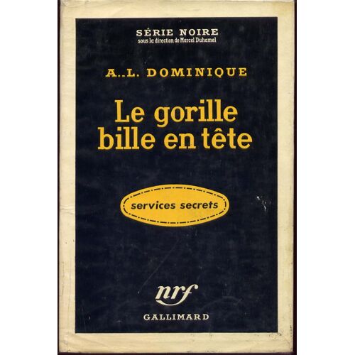 Le Gorille Bille En Tête - Série Noire N°352 + Jaquette - Edition Originale Cartonnée