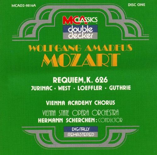 2 Cds Séparés - W. A. Mozart, J. Haydn - Requiem, Les 7 Dernières Paroles Du Christ - Mca Classics