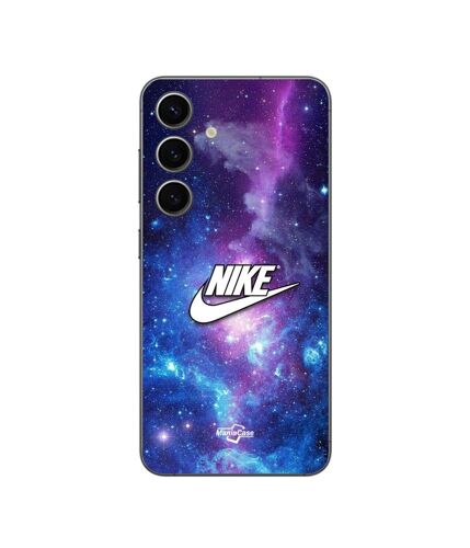 Coque Samsung Galaxy S25 Nike Logo Blanc Espace Coloré