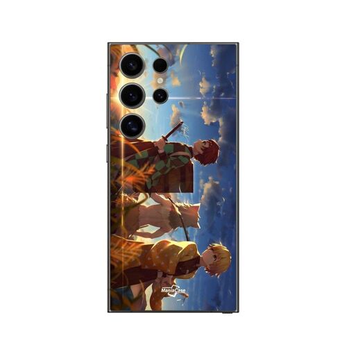 Coque Samsung Galaxy S24 Ultra Tanjiro Inosuke Et Zenitsu