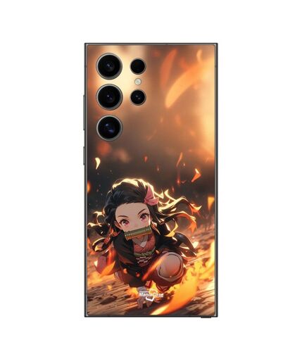Coque Samsung Galaxy S24 Ultra Demon Slayer Nezuko 3d Art Anime Manga Copie
