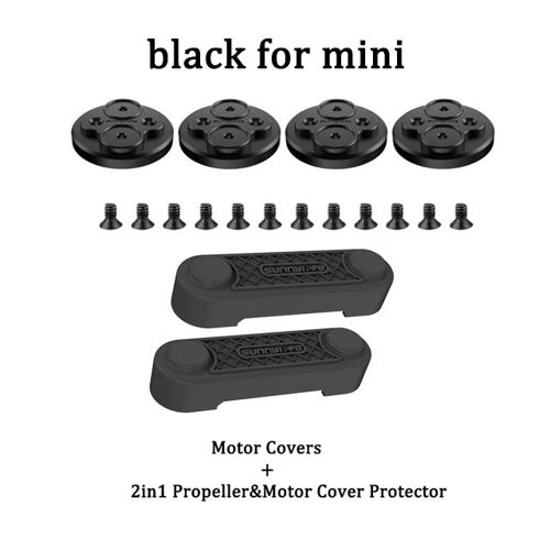 Mini Ensemble Noir - Couvercle De Moteur Amélioré Dji Mini2, Protection'hélices Anti Rayures En Alliage'aluminium Pour Mavic Mini-Générique
