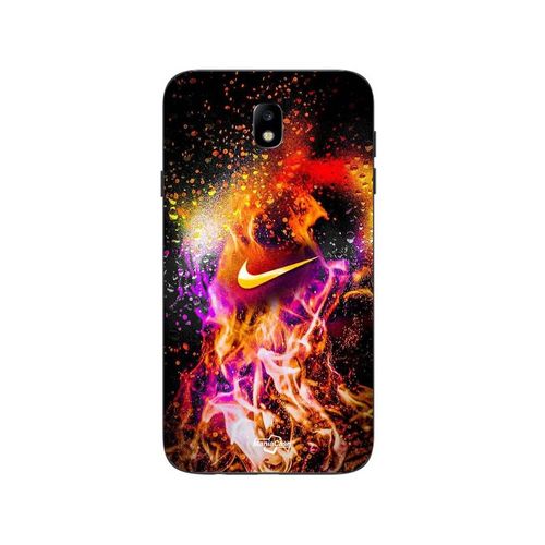 Coque Samsung Galaxy J7 2018 Nike Peinture Colorée
