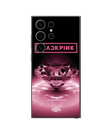 Coque Samsung Galaxy S24 Ultra Blackpink Diamond Noir Et Rose