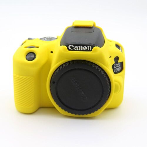 200d Jaune - Coque En Silicone Pour Appareil Photo Reflex Numérique, Sac Pour Il Eos-Générique