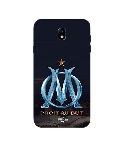 Coque Samsung Galaxy J7 2018 Om Logo Bleu Et Dorée Stade