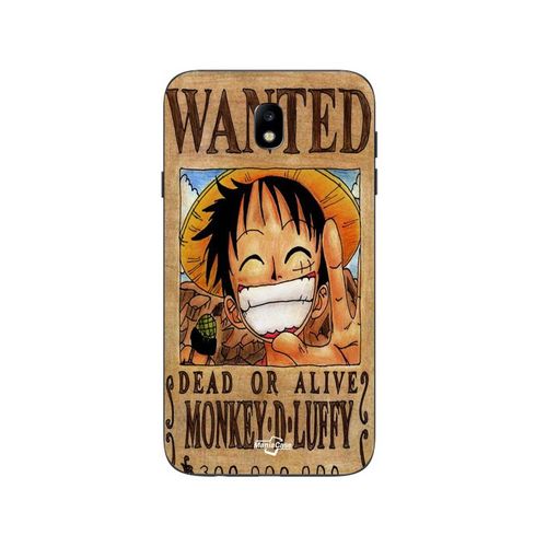 Coque Samsung Galaxy J7 2018 One Piece Wanted Poster Monkey D. Luffy