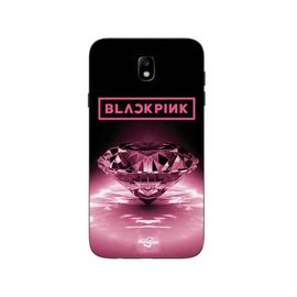 Coque Samsung Galaxy J7 2018 Blackpink Diamond Noir Et Rose