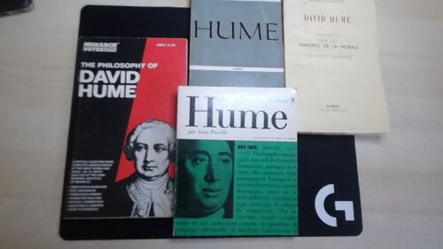 Lot De 4 Ouvrages Autour Du Philosophe Écossais David Hume