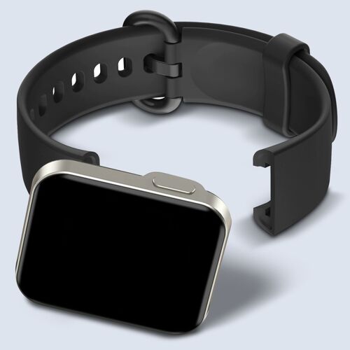 Bracelet Sport Xiaomi Redmi Watch Et Mi Watch Lite Silicone Soft-Touch Noir