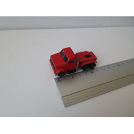 Camion Benne Majorette Rouge - Échelle 1/100 (5,2 Pouces) - Modèle Métal - Neuf