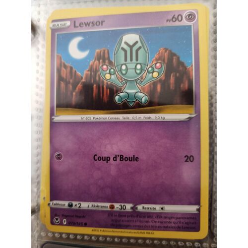 Commune - Pokemon - Tempête Argentée - Lewsor 79/195