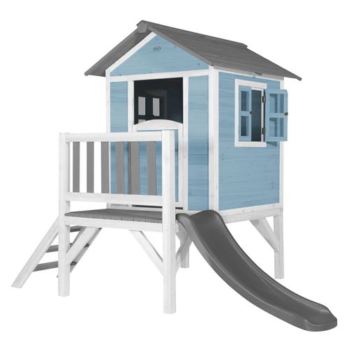 Axi Beach Lodge Xl Maisonnette Caribbean Bleu Toboggan Gris