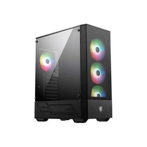 Boitier PC Moyen Tour ATX MSI Mag Forge 112R RGB avec panneau vitré - Noir