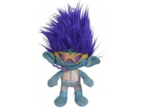 Peluche Trolls Branche Super Star 24 Cm - Dessin Anime - Doudou Licence - Enfant - Nouveauté