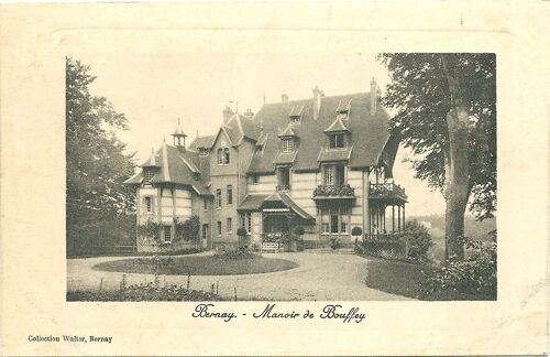 Carte Postale Ancienne, France, Eure ( 27 ), Bernay, Le Manoir De Bouffey