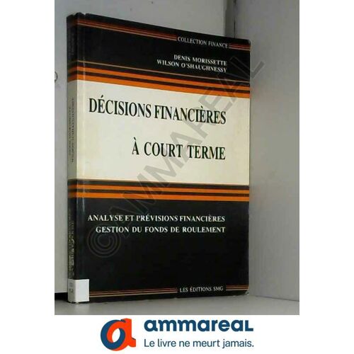 Décisions Financières A Court Terme