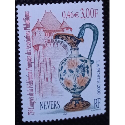 Timbre France 2000 Neuf ** Yt 3329 - 73ème Congrès De La Fédération Française Des Associations Philatéliques À Nevers