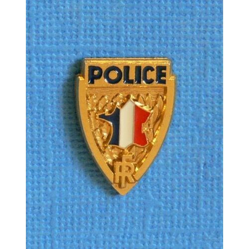 17052 // 1 Pin's : Insigne Police République Française / À Vis