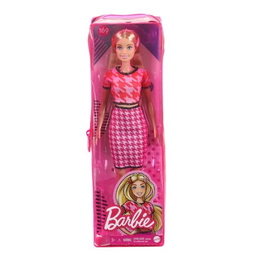 Barbie Fab Barbie - Poupée Fashionista #169 Ensemble Rose - Poupée Mannequin - Dès 3 Ans