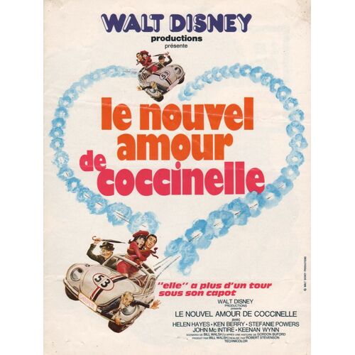 Le Nouvel Amour De Coccinelle, Synopsis Dépliant, Robert Stevenson, Avec Ken Berry, Stefanie Powers