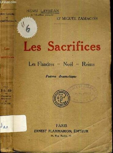 Les Sacrifices - Les Flandres - Noel - Reims