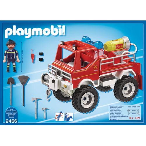 Playmobil 9466 - 4x4 de pompier avec lance-eau
