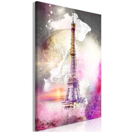 Tableau Villes Fairytale Paris (1 Part) Vertical 80 x 120 cm