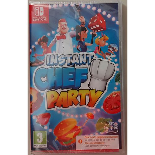 Instant Chef Party Pour Switch - Code De Téléchargement Ne Contient Pas De Carte De Jeu -