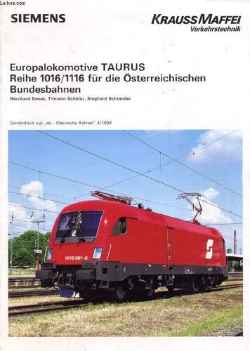 Siemens Krauss Maffei Verkehrstechnik, Europalokomotive Taurus