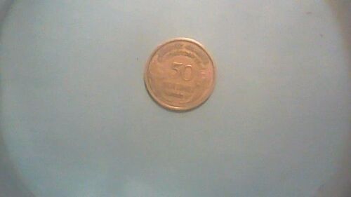 50 Centimes 1933 Bronze-Alu