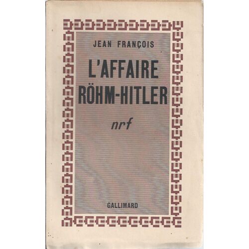 L'affaire Röhm - Hitler