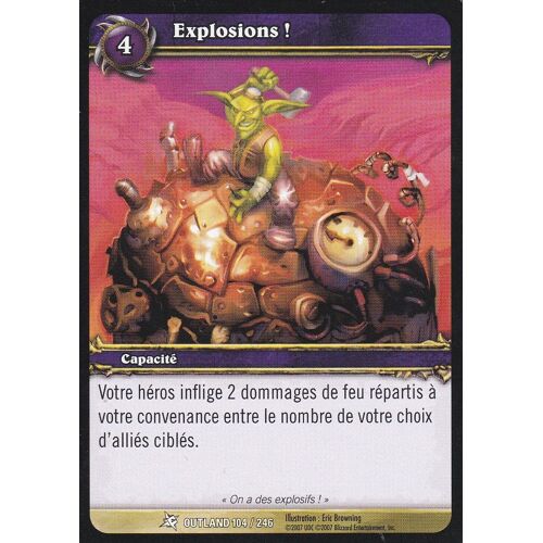 Explosions ! - Wow Les Feux De L'outreterre - C 104/246
