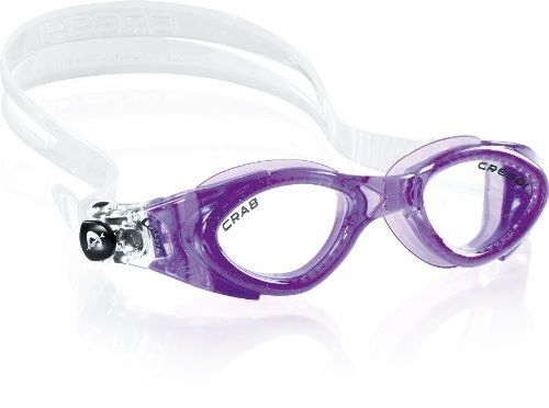 Cressi Swim De203141 Crab Lunettes Natation Enfant Verre Clair Taille Unique Lilas