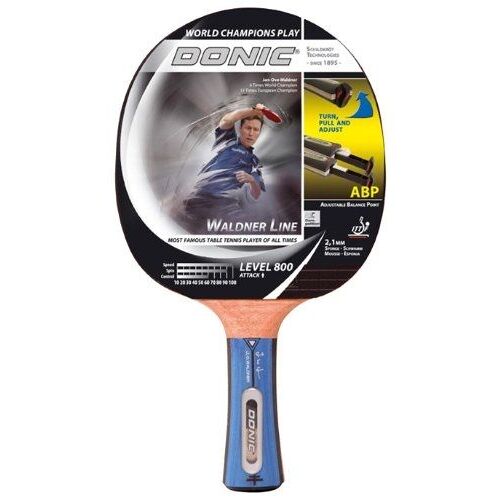 Donic Schildkröt Waldner 800  Raquette Pour Tennis De Table Avec Dvd D'apprentissage