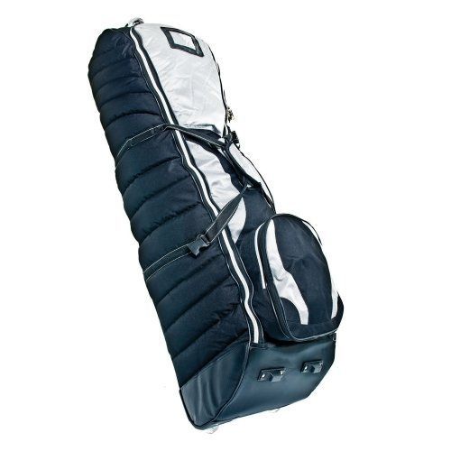 Longridge Deluxe Padded Travel Cover Housse De Voyage Roulante Golf Noir/Argent
