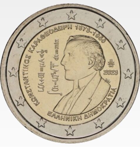 2 Euros Commémorative Grèce 2023 Constantin Carathéodory Unc