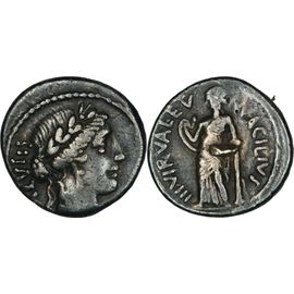 Rome - Republique - Denier Acilia - Santé - 49 Bc - Soudure Au Revers - 22-160