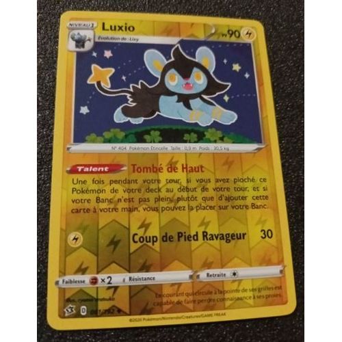 Pokemon Luxio Reverse 061 / 192 Eb2 Clash Des Rebelles