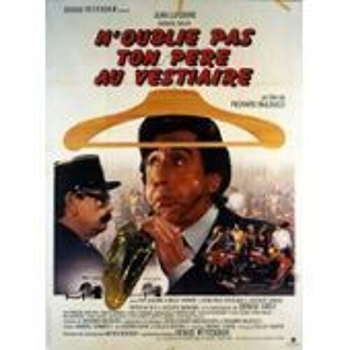 N'oublie Pas Ton Père Au Vestiaire - Richard Balducci - Jean Lefebvre - Affiche De Cinéma Pliée 120x160 Cm