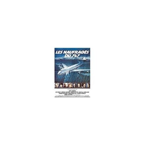 Les Naufragés Du 747 - Jerry Jameson - Jack Lemmon - Christopher Lee - Affiche De Cinéma Pliée 120x160 Cm