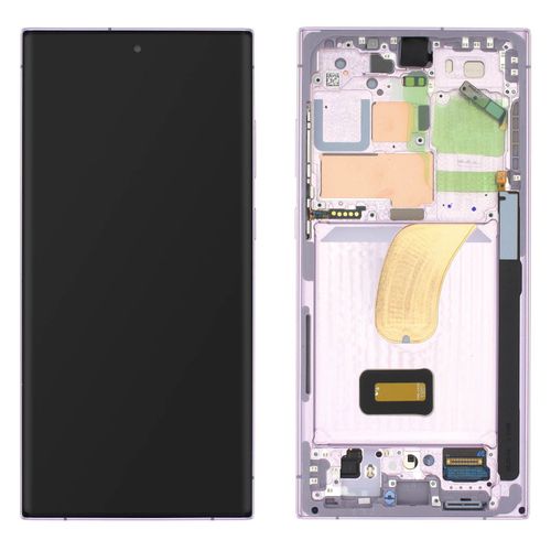 Écran Complet Officiel Pour Samsung S23 Ultra Vitre Tactile Et Châssis Lavande