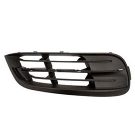 Grille Pare Chocs Avant Droit Pour Bmw Serie 5 F10n, 2013-2016, Trous Moulure, Noire, Neuve