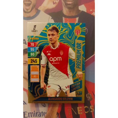 Carte Adrenalyn Xl Premium Or Aleksandr Golovin