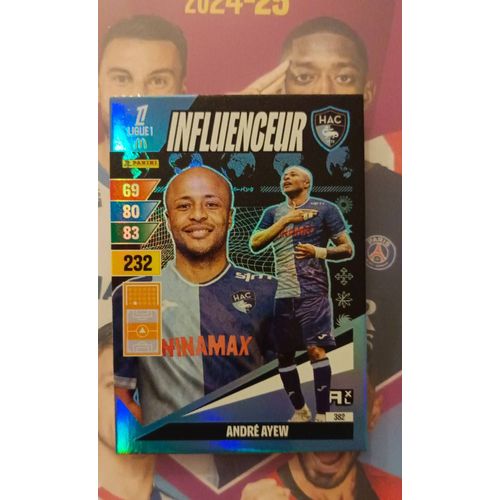 Carte Rare Adrenalyn Xl Influenceur André Ayew