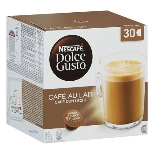 Capsules De Café Nescafé Dolce Gusto Cafe Au Lait (30 Uds)