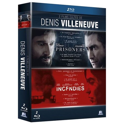 2 Films Cultes De Denis Villeneuve : Prisoners + Incendies - Pack - Blu-Ray
