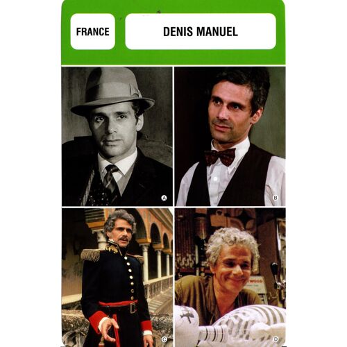 Fiche Monsieur Cinema Denis Manuel