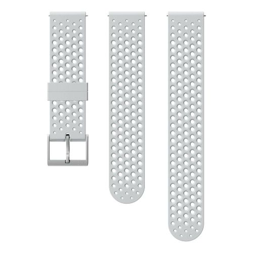 Suunto Bracelet Suunto 20mm Ath1 Silicone Pebble White S+M Gris Clair