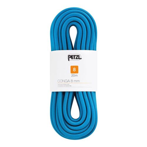 Cordelette De Randonnée Conga Petzl 8 Mm X 20 M Bleu